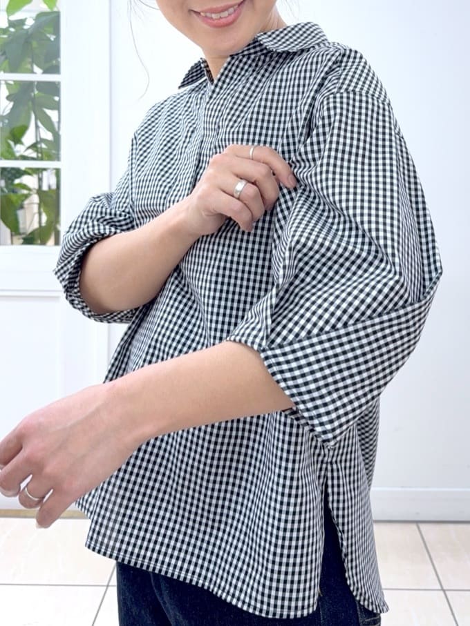 Osawaさんの「Dessin｜【洗える】スキッパーシャツブラウス」を使ったコーディネート