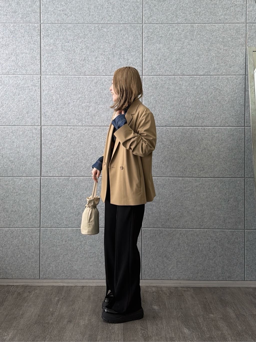 kotakiさんの「INDIVI｜Comfy SET UP｜ダブルブレストイージージャケット【セットアップ対応／通勤／カセット服／接触」を使ったコーディネート
