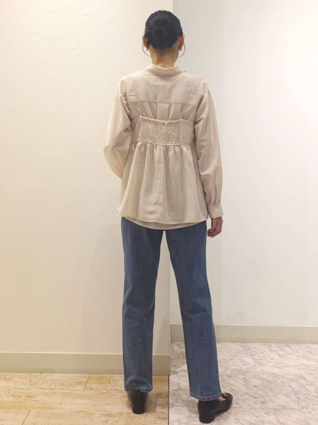ケイさんの「grove｜【2点SET】今どきシアーシャツ＆キャミセット」を使ったコーディネート