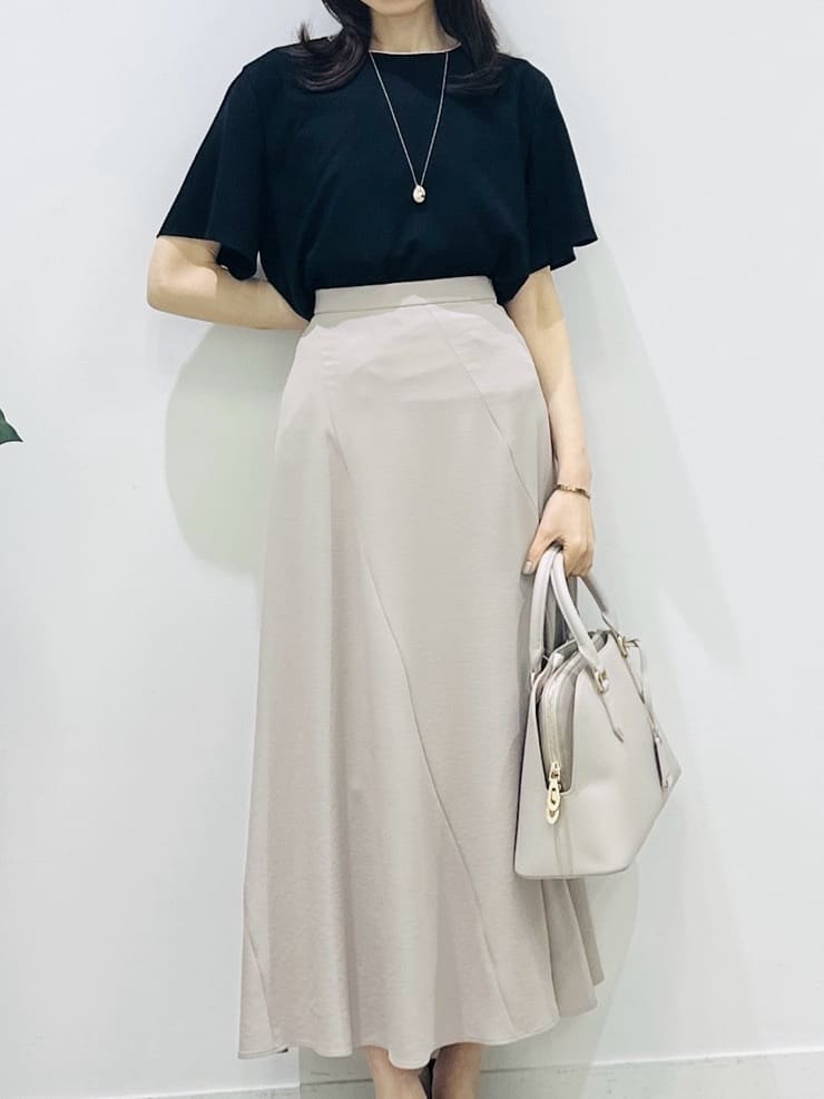 Miwaさんの「UNTITLED｜◆【さらりと快適/セットアップ可/UV/接触冷感】スラブカラーレスジャケット」を使ったコーディネート