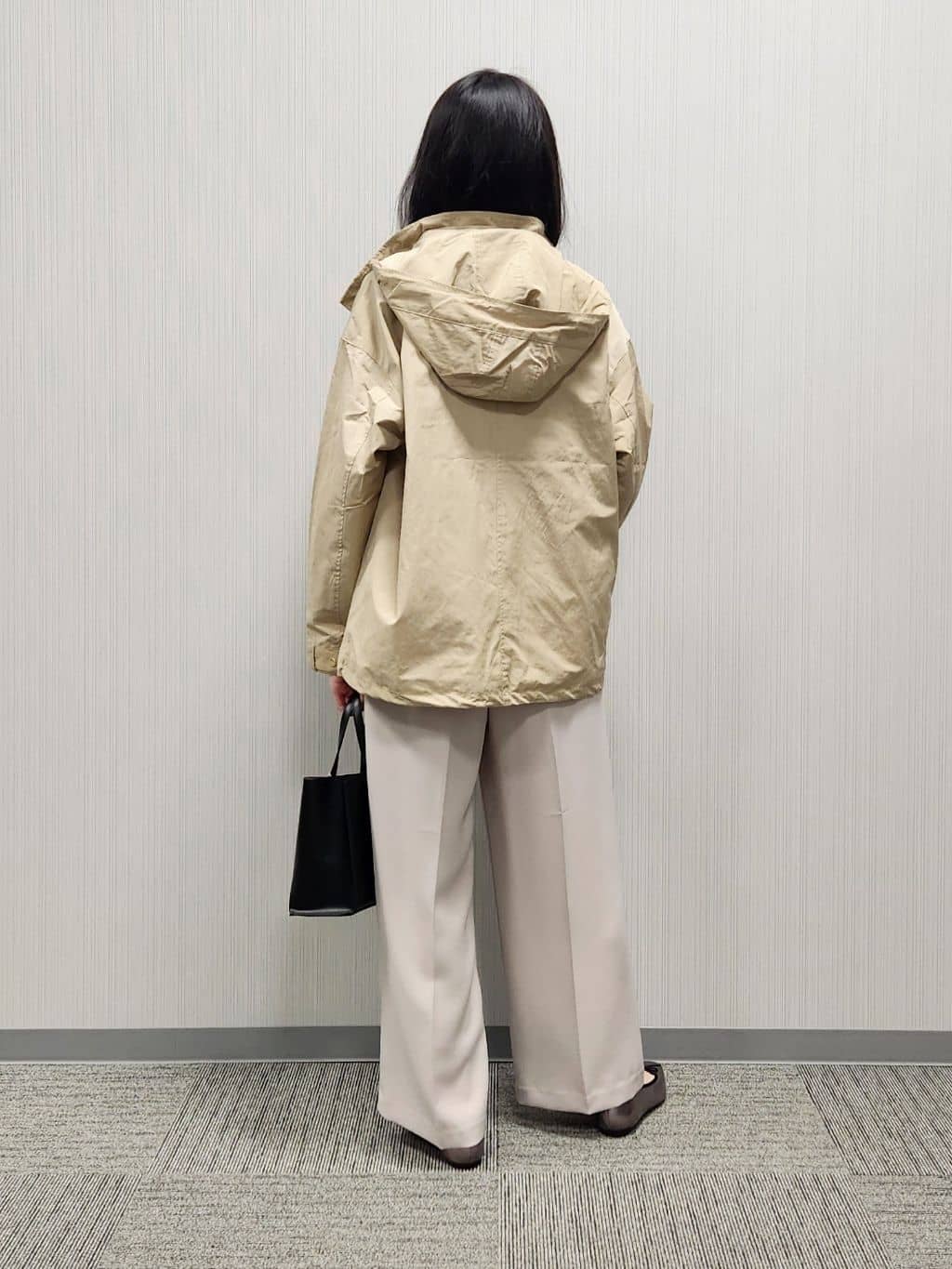 naraさんの「Dessin｜【撥水/2WAY】フーディーブルゾン」を使ったコーディネート