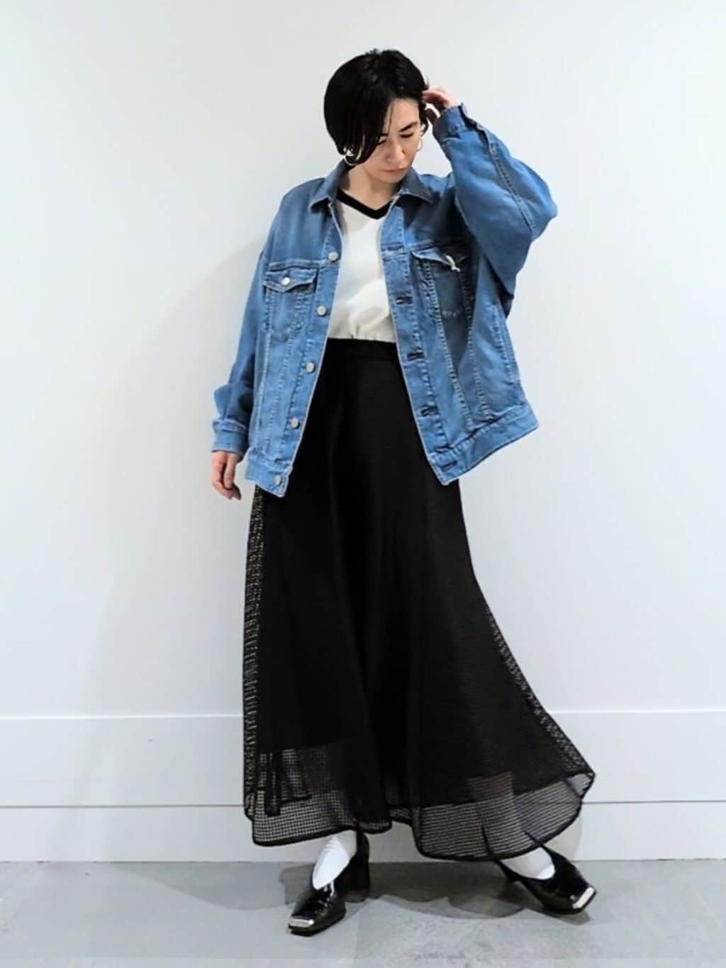 ミズタさんの「UNTITLED｜【Healthy DENIM】別注Bran／デニムジャケット」を使ったコーディネート