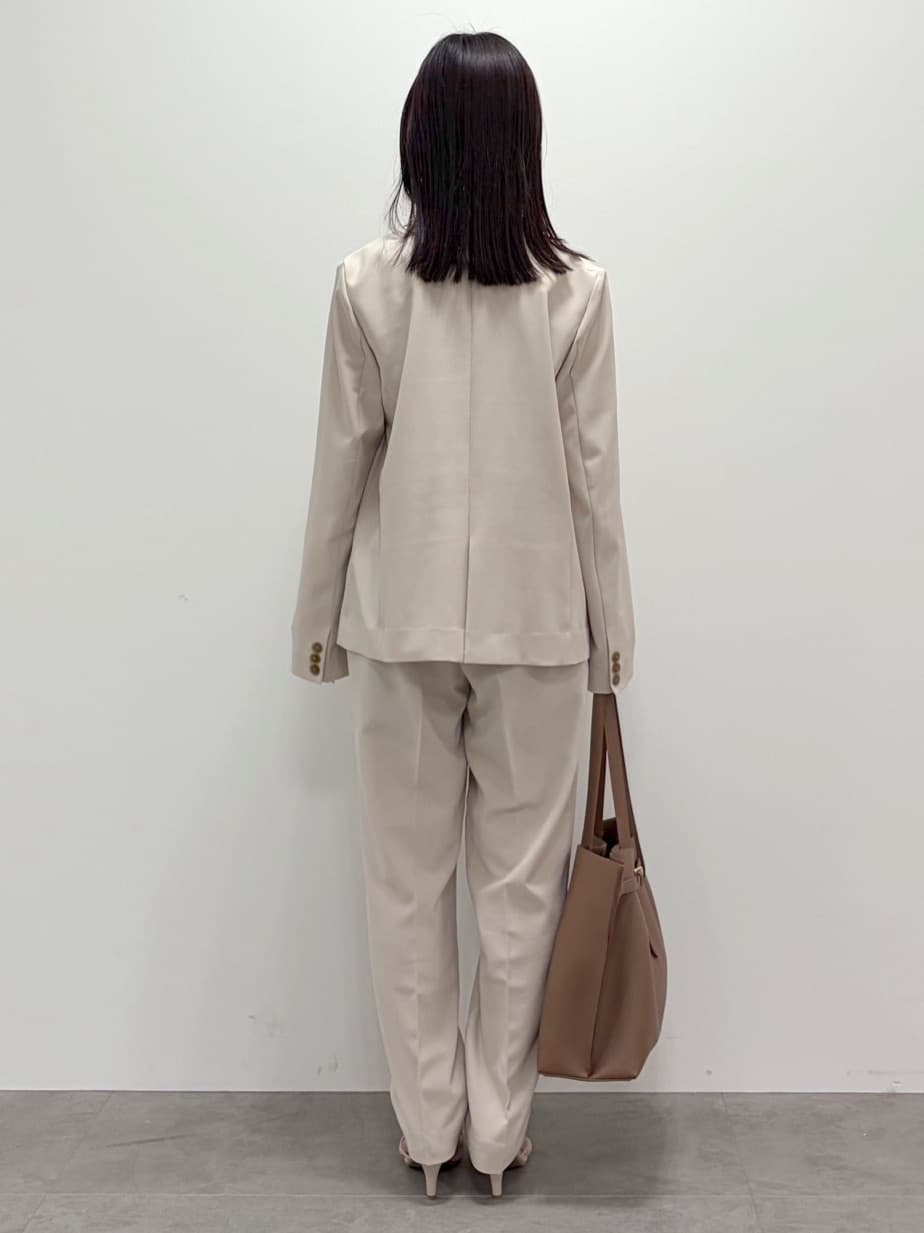kozuさんの「index｜ダブルブレストジャケット／セットアップ対応可【洗える／接触冷感／吸水速乾／防シワ／ストレッチ】」を使ったコーディネート