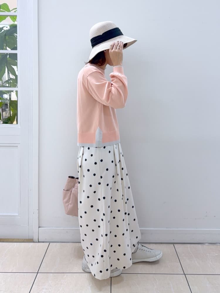 Osawaさんの「Dessin｜【UVカット/洗える】ブレードスリットハット」を使ったコーディネート