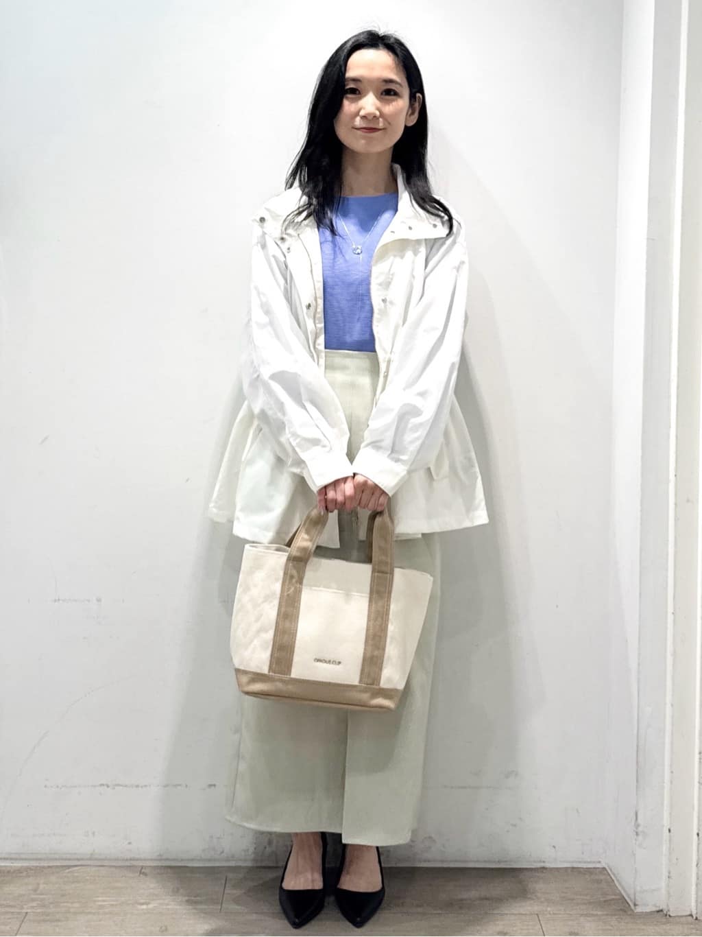 yuicciさんの「OPAQUE.CLIP｜撥水スタンドZIPブルゾン【洗濯機OK／UVケア／花粉対応】」を使ったコーディネート
