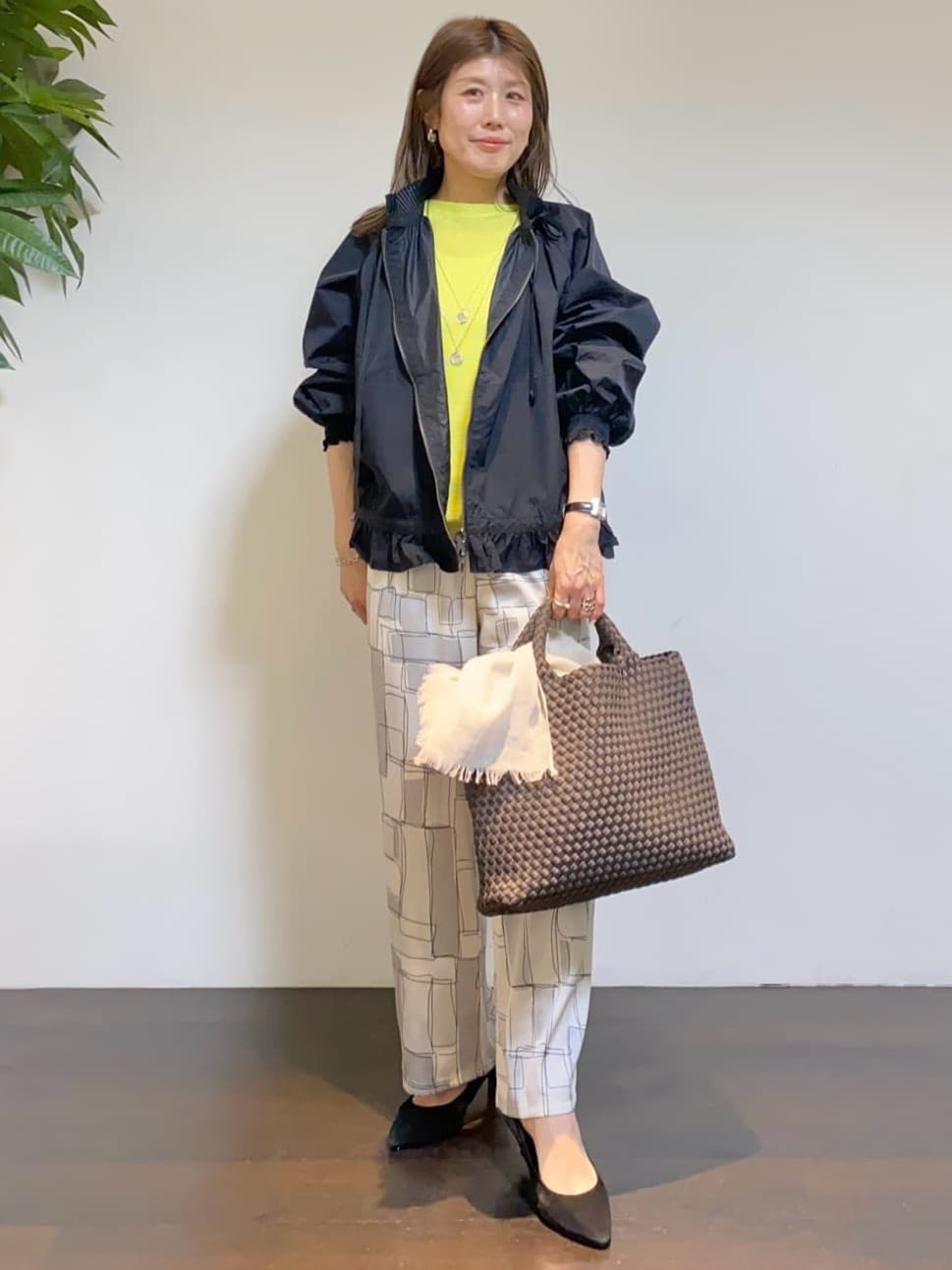 tomoさんの「UNTITLED｜【MARILYN MOON】プリーツマリンブルゾン」を使ったコーディネート
