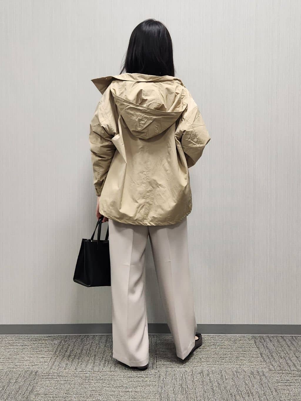 naraさんの「Dessin｜【撥水/2WAY】フーディーブルゾン」を使ったコーディネート