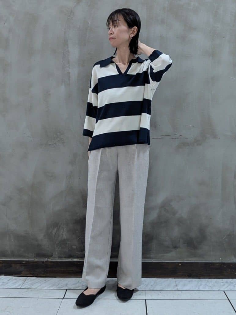 shioさんの「grove｜【UVカット】ラガークロップドプルオーバー」を使ったコーディネート