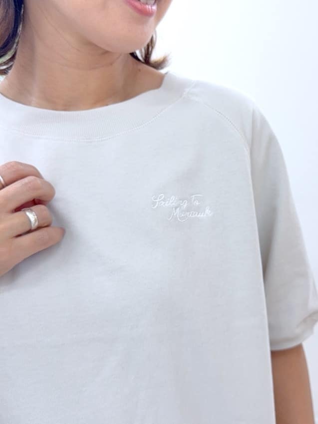 Osawaさんの「Dessin｜【洗える】ミニ裏毛刺繍ロゴプルオーバー」を使ったコーディネート
