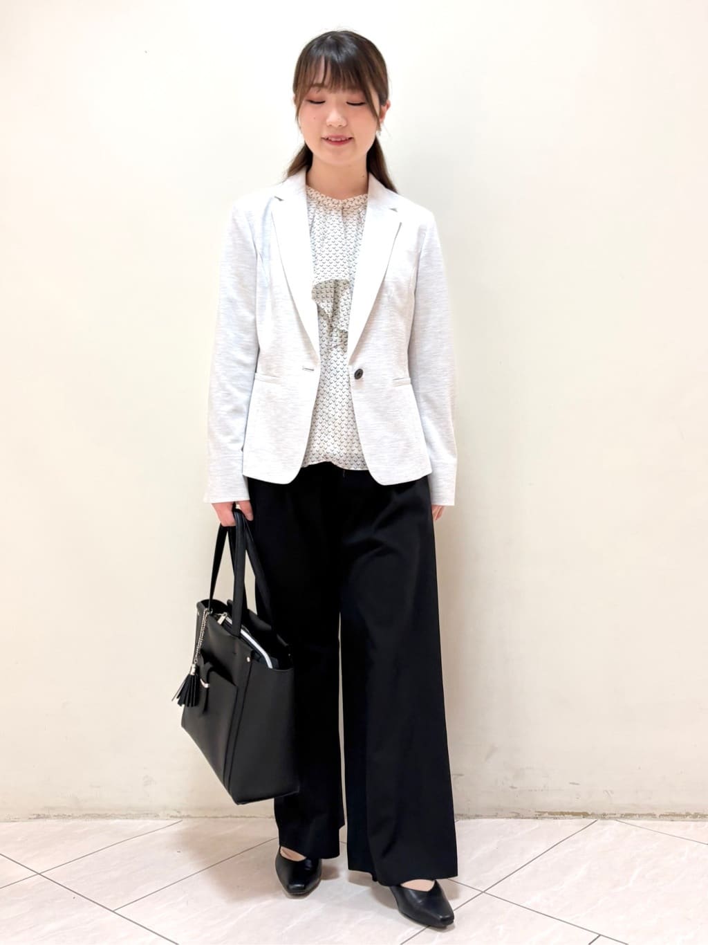 mikiさんの「Reflect｜【SS-4Lサイズ／UVカット／接触冷感】匠ジャケット／ベーシックテーラード」を使ったコーディネート