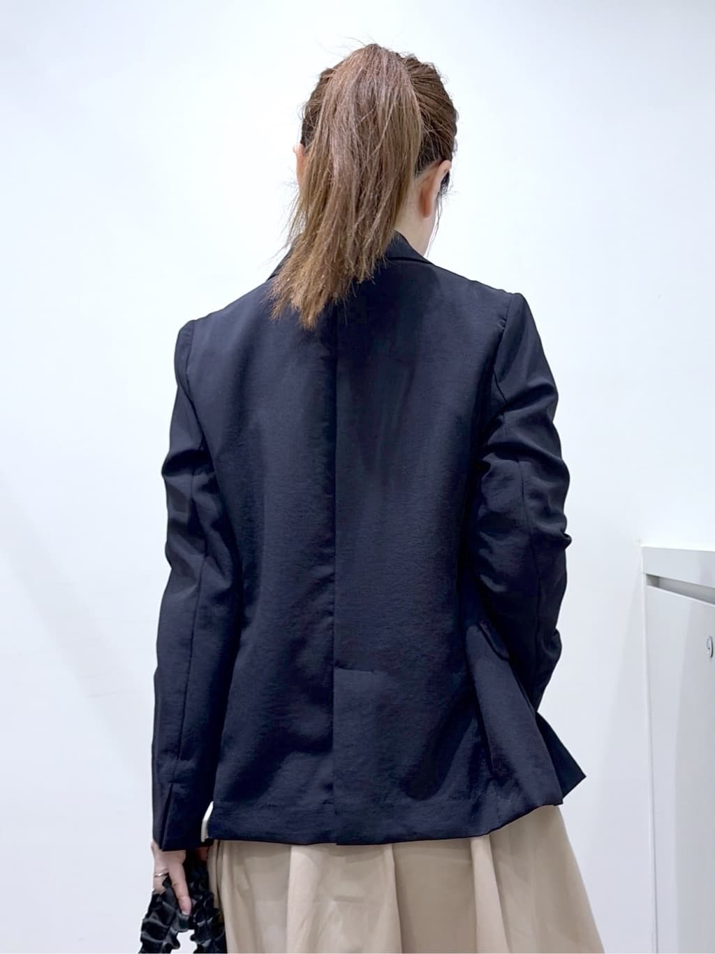 Junさんの「index｜《再入荷》ダブルブレストテーラードジャケット【接触冷感／吸水速乾／イージーアイロン／防シワ／洗濯機O」を使ったコーディネート