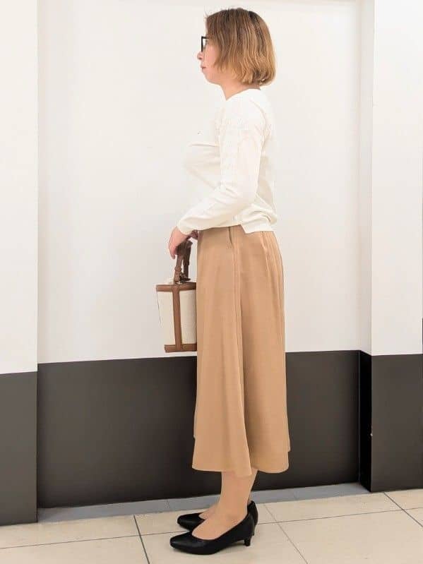 じゅりさんの「Reflect｜レースデザインスリーブニットプルオーバー」を使ったコーディネート
