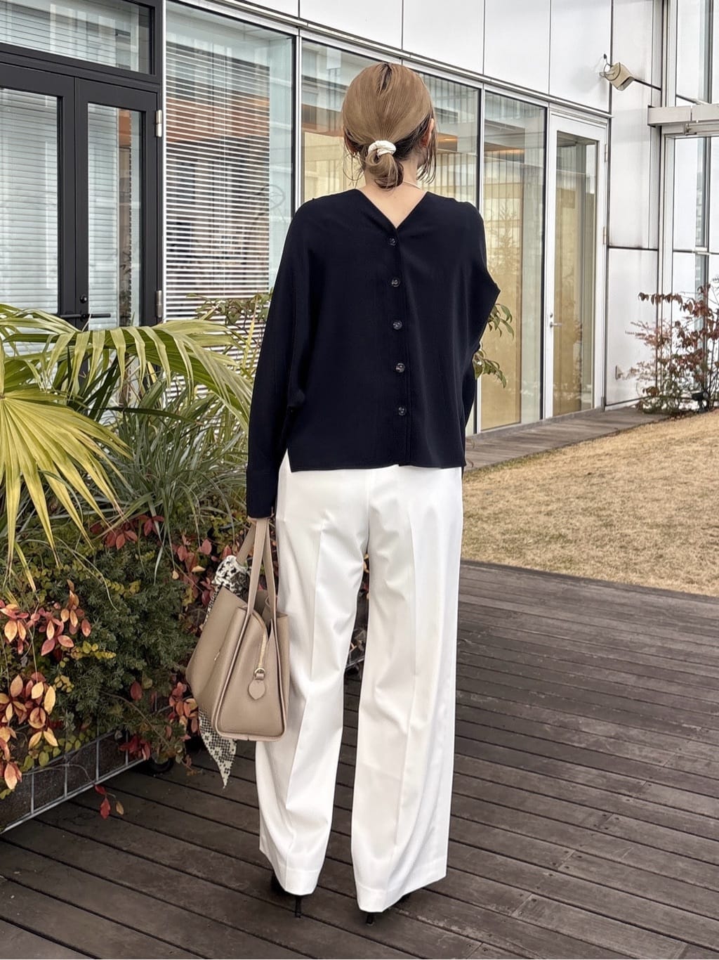kotakiさんの「INDIVI｜【新作褒められパンツ】快温ワイドパンツ」を使ったコーディネート