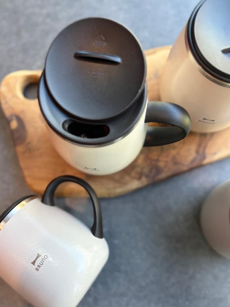 むうさんの「212 KITCHEN STORE｜蓋つきステンレスマグ Short BGY ＜BRUNO ブルーノ＞」を使ったコーディネート