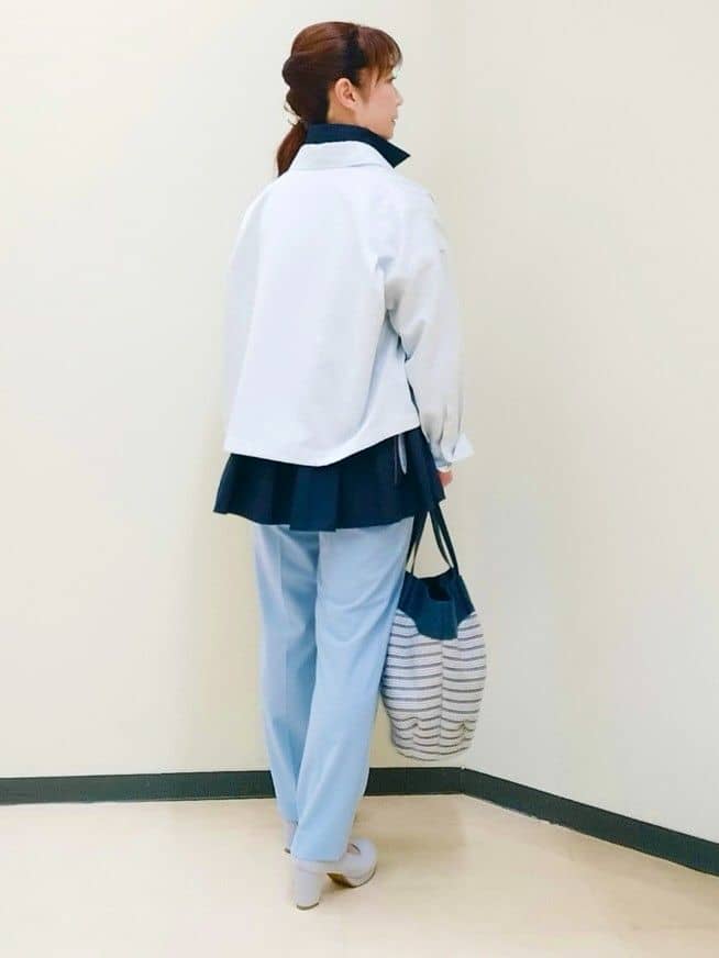 花さんの「Reflect｜【私のパンツ】ベーシックテーパードパンツ」を使ったコーディネート