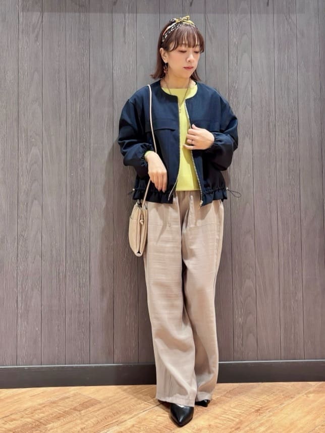 meiさんの「SHOO･LA･RUE｜【洗濯機可/S-LL】さらりと軽やか インせず着られる すっきり見えドルマンニット」を使ったコーディネート