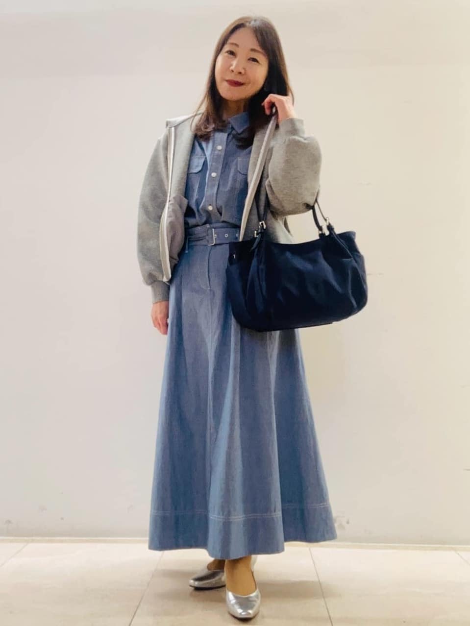 kurodaさんの「Reflect｜【羽織にも◎】ダンガリーシャツ」を使ったコーディネート