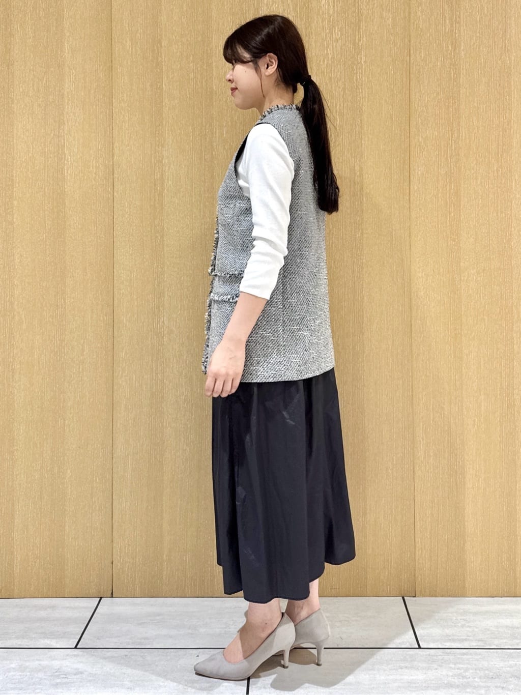 nanaさんの「UNTITLED｜【洗える/七分袖】ボートネックコットンプルオーバー」を使ったコーディネート