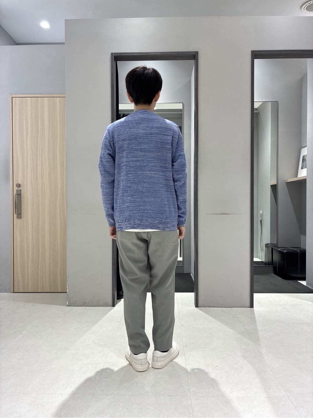 わいずみさんの「TAKEO KIKUCHI｜【洗える】カラースプリングニット」を使ったコーディネート