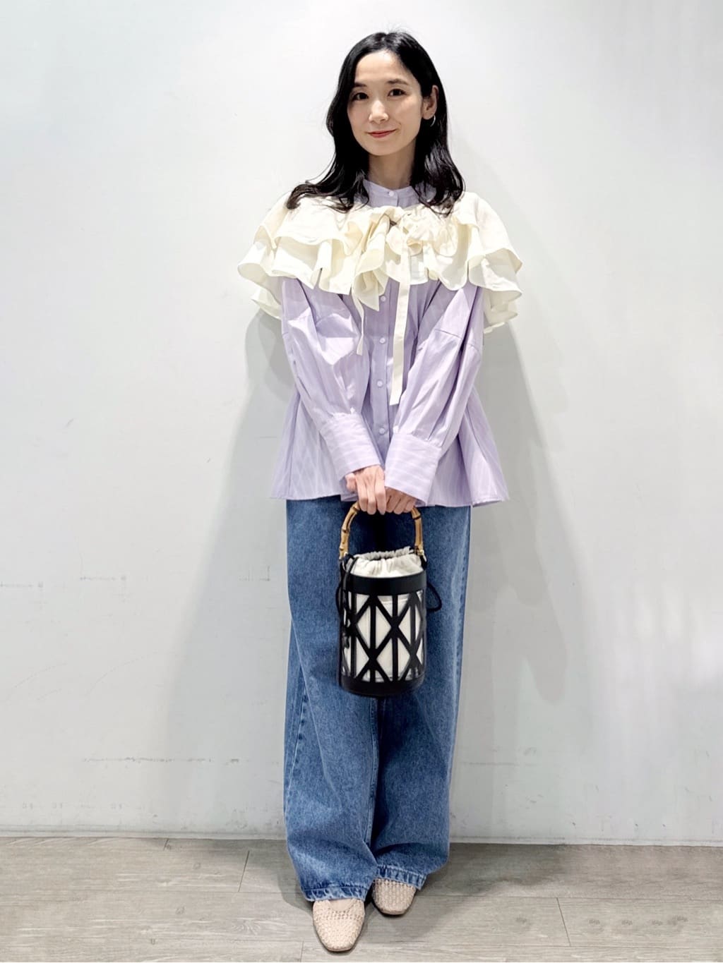 yuicciさんの「OPAQUE.CLIP｜撥水スタンドZIPブルゾン【洗濯機OK／UVケア／花粉対応】」を使ったコーディネート