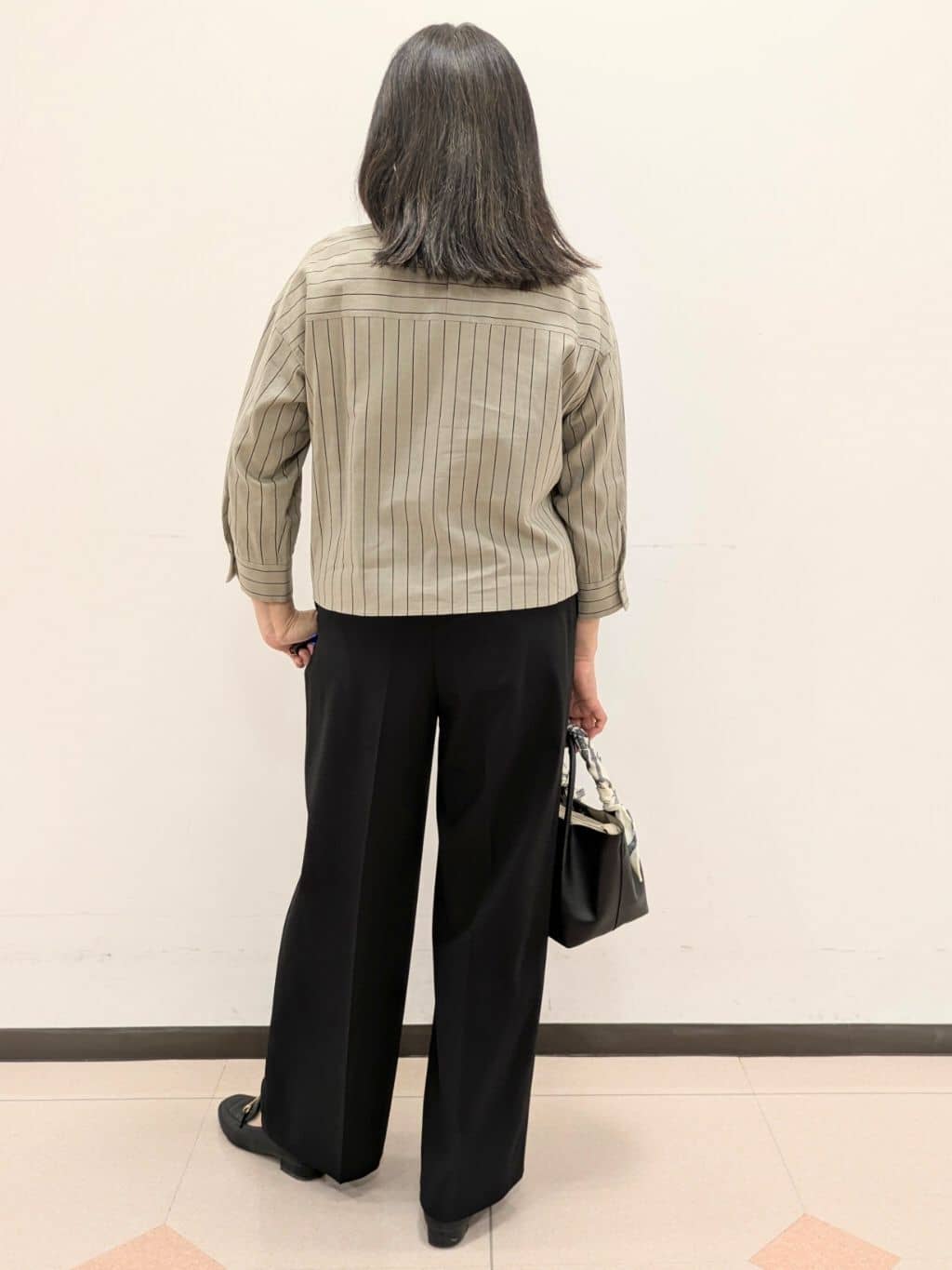 ともさんの「UNTITLED｜◆【洗える/6分袖】ボートネックブラウス」を使ったコーディネート
