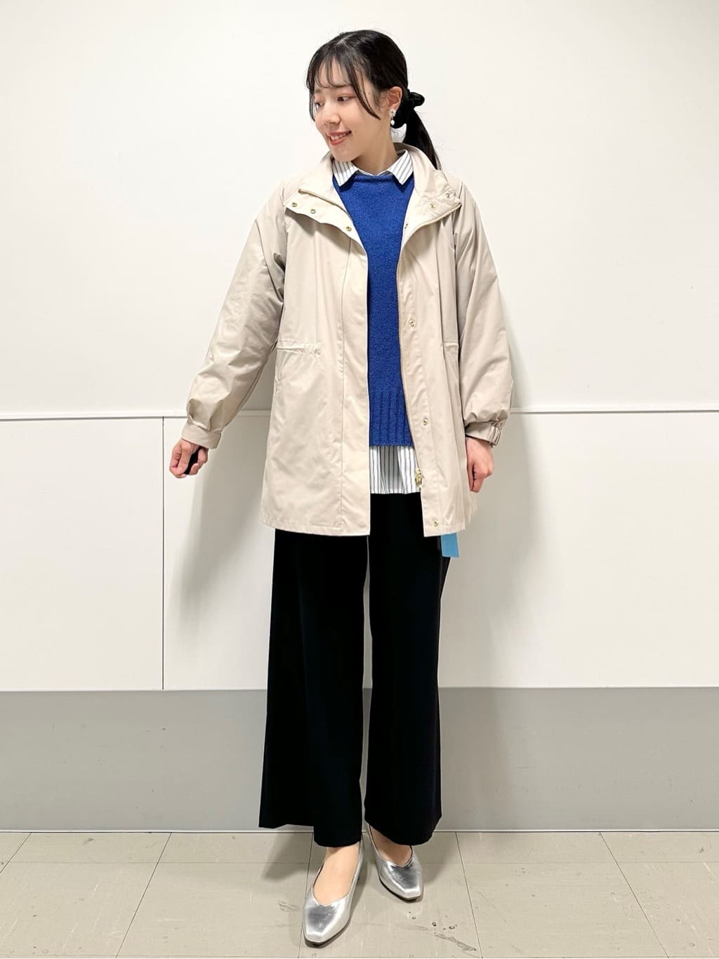 Momoさんの「Reflect｜【レイヤードにおすすめ◎】ロング丈リラクシーニット」を使ったコーディネート