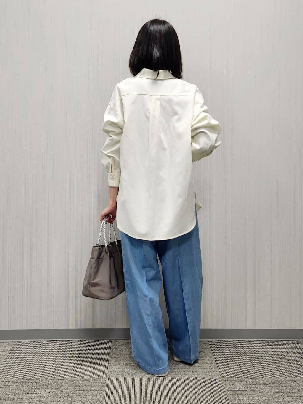 naraさんの「Dessin｜【洗える】ベーシックカラーシャツ」を使ったコーディネート
