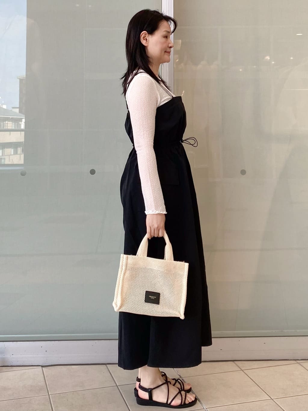 Jeanさんの「OPAQUE.CLIP｜ラッセルレーストップス【洗濯機OK】」を使ったコーディネート