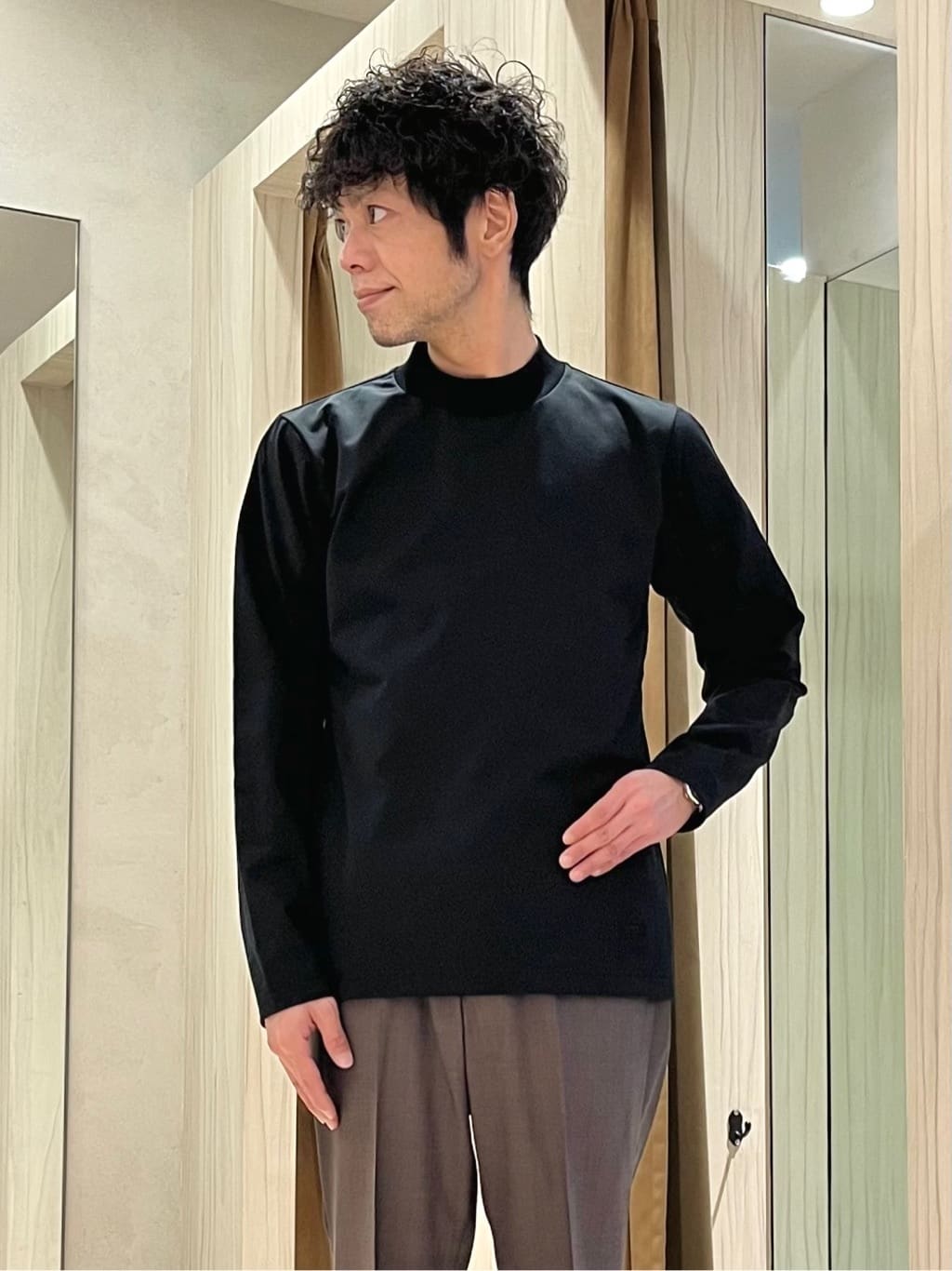 URAさんの「TAKEO KIKUCHI｜【BOWLER HAT LABEL】トロピカルシャンブレージャケット」を使ったコーディネート