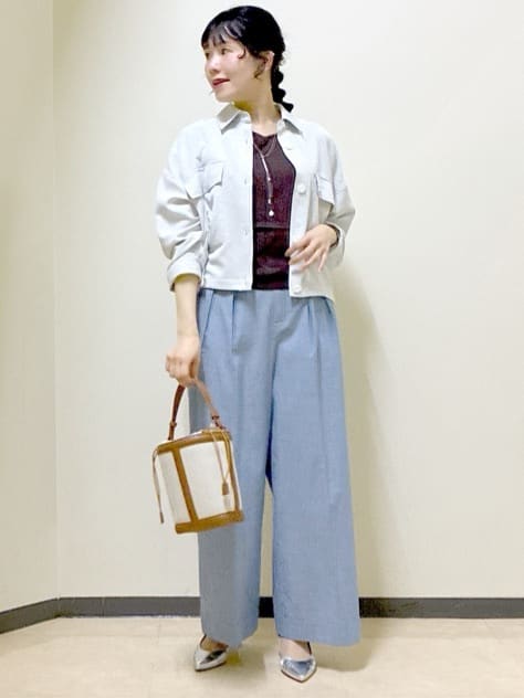  beni_gingerさんの「Reflect｜リネンライクシャツブルゾン」を使ったコーディネート