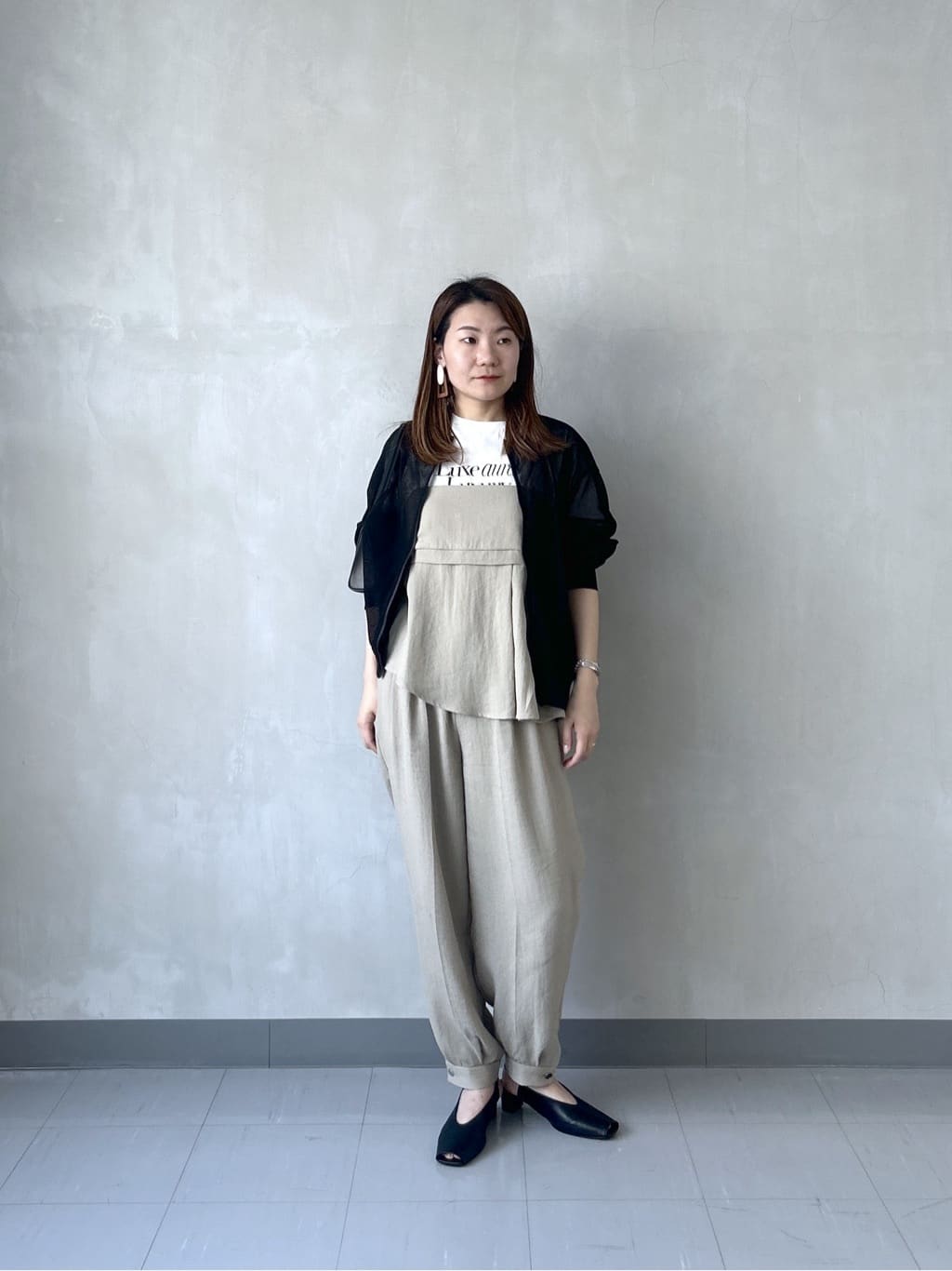 takaさんの「INDIVI｜メッシュブルゾン」を使ったコーディネート