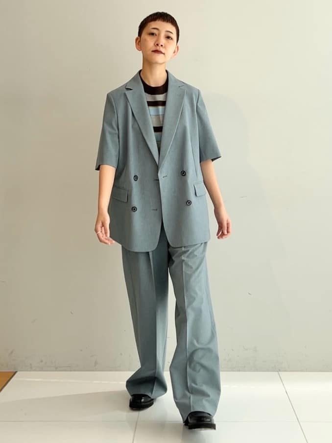 OCHIAIさんの「DRESSTERIOR｜【otonaMUSE5月号掲載/セットアップ可】ウォッシャブルイージーサマージャケット」を使ったコーディネート