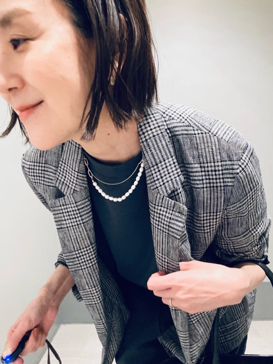 Furuさんの「DRESSTERIOR｜【セットアップ可/ウォッシャブル】ストレッチ裏毛ハーフスリーブプルオーバー」を使ったコーディネート