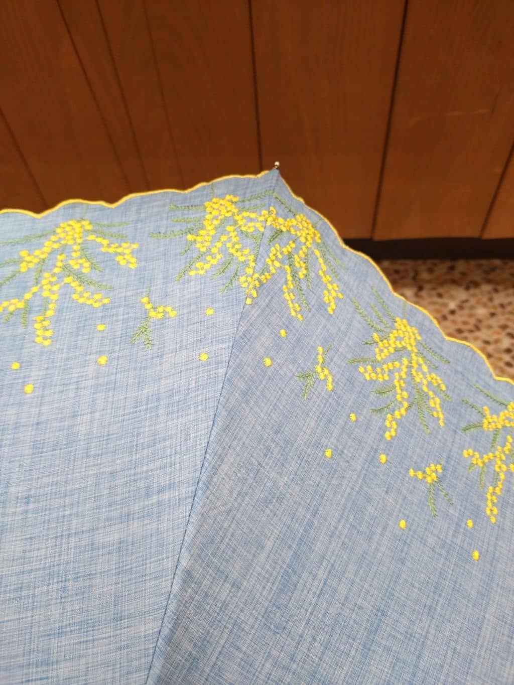 yuzuyamamaさんの「SHOO･LA･RUE｜【日傘/晴雨兼用】【because】ミモザ刺繍ロングアンブレラ」を使ったコーディネート