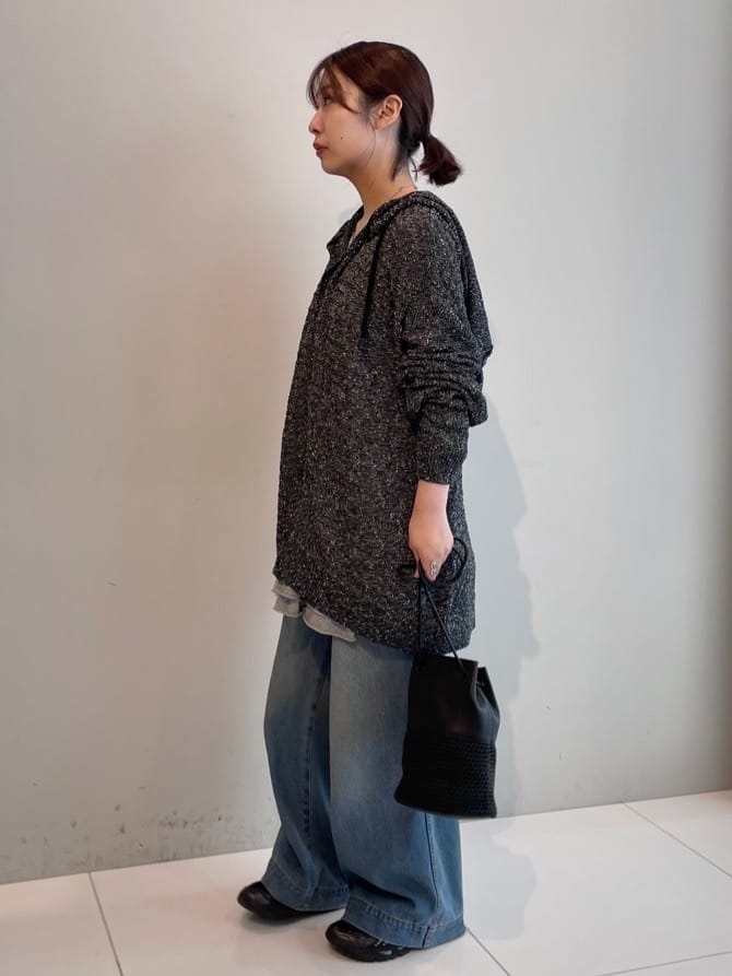 abeさんの「tk.TAKEO KIKUCHI｜パターンドメッシュニットパーカー」を使ったコーディネート