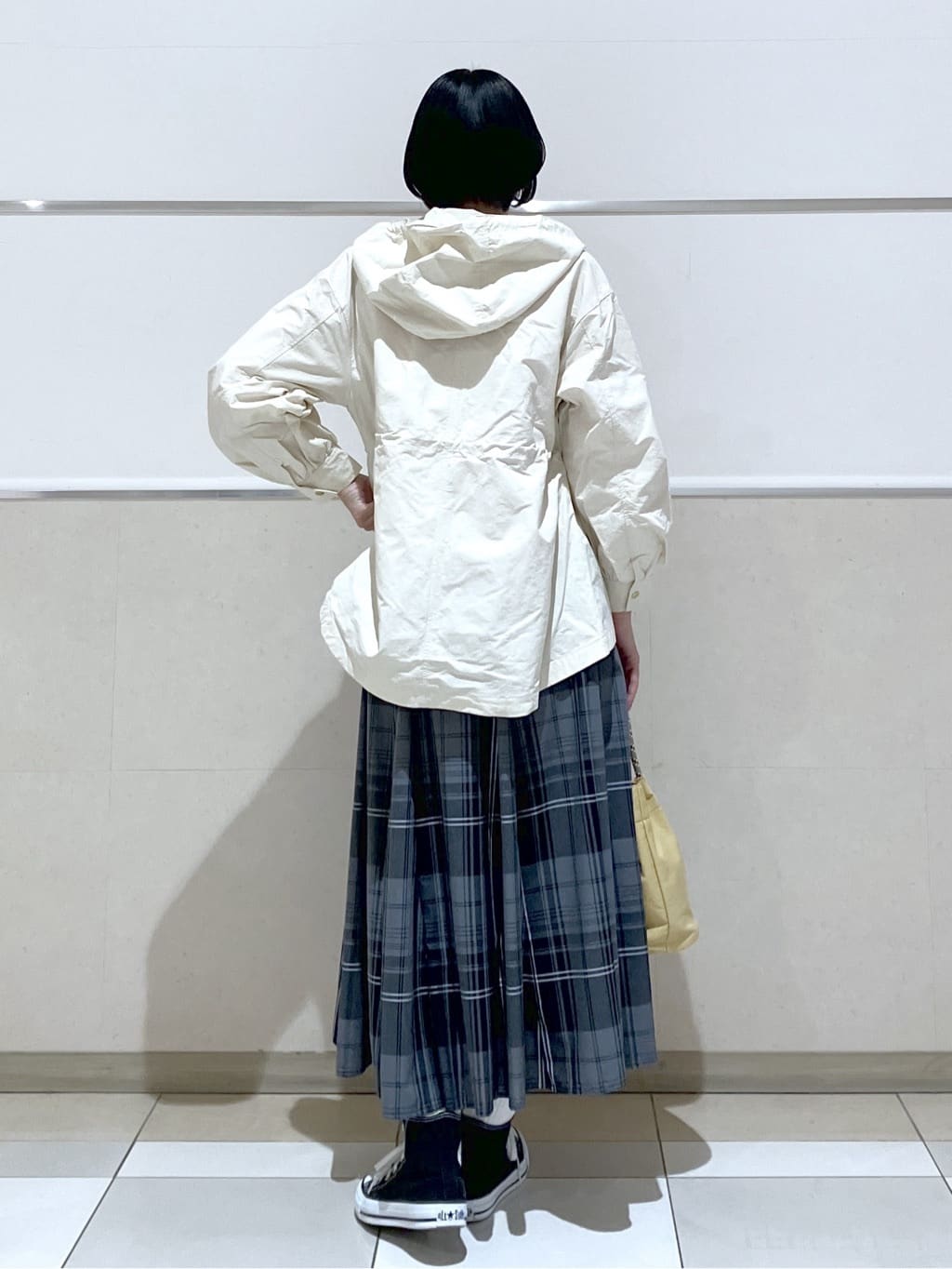 eriko さんの「Dessin｜【撥水・洗える】フーデッドライトブルゾン」を使ったコーディネート