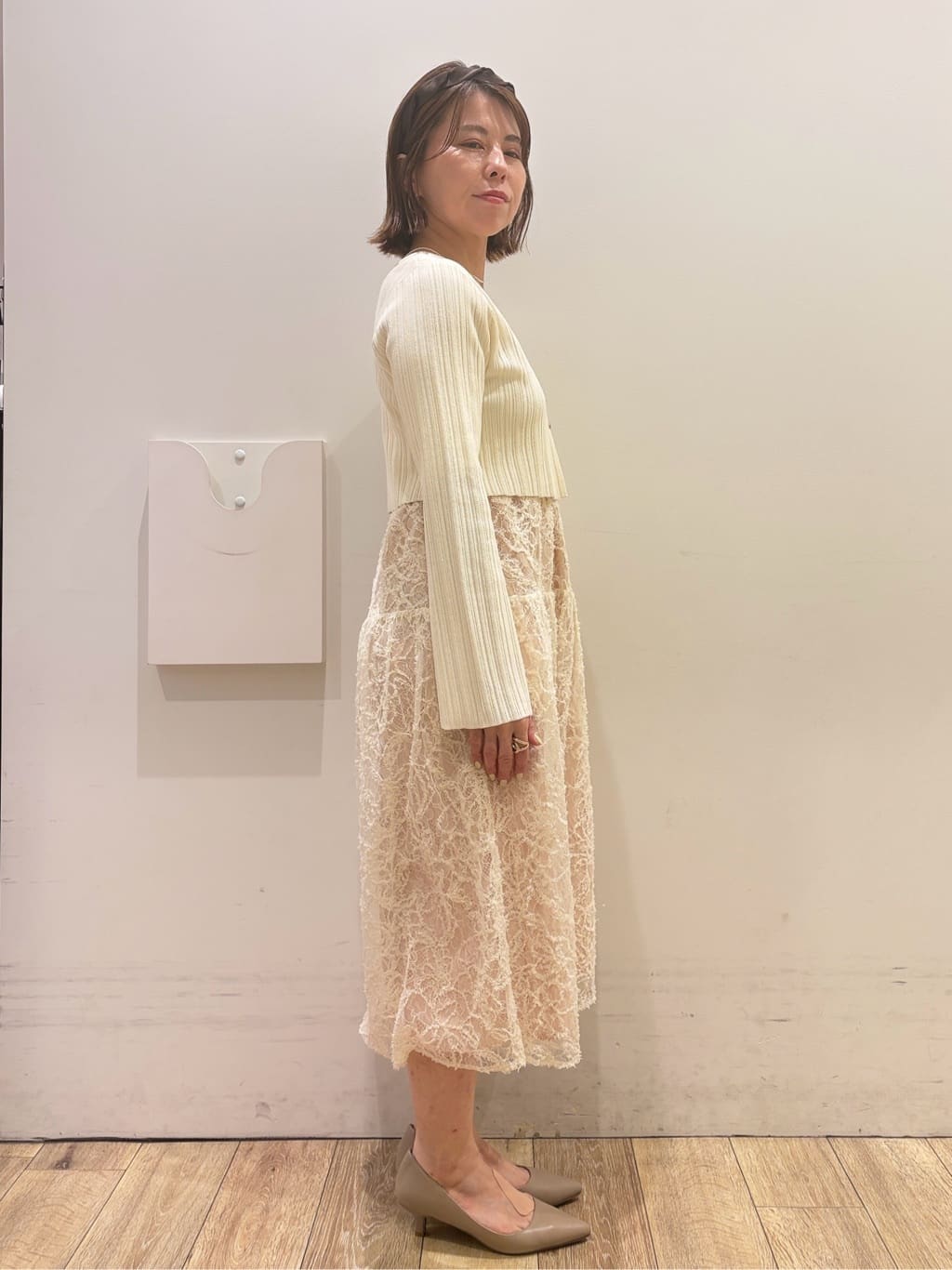 YUKOさんの「index｜ミニマルノーカラーデニムジャケット【洗濯機OK】」を使ったコーディネート