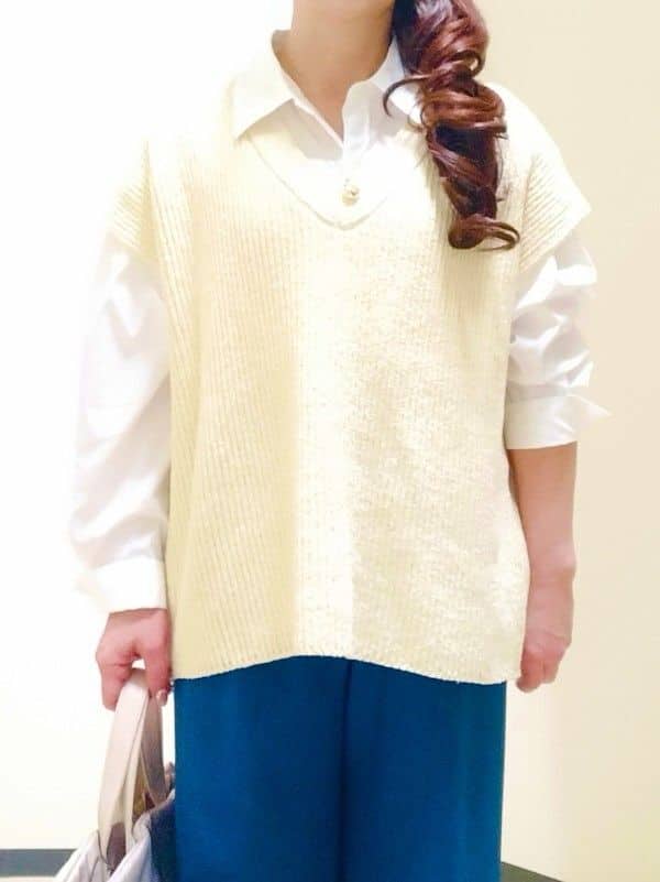 花さんの「Reflect｜【羽織りにも◎】タイプライタービッグシャツ」を使ったコーディネート