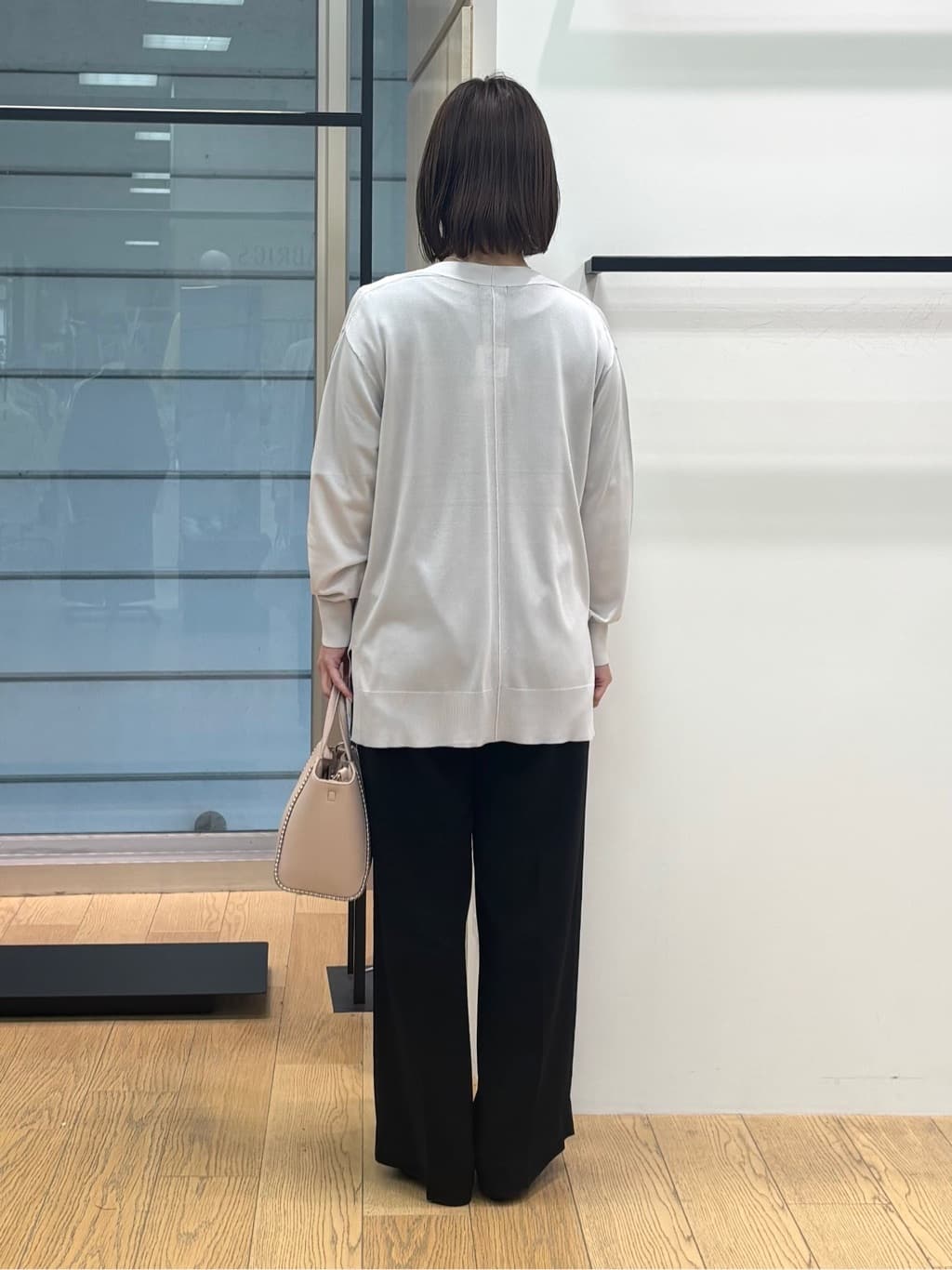 asamiさんの「INDIVI｜【着る日傘】シフォンドッキングブラウス」を使ったコーディネート