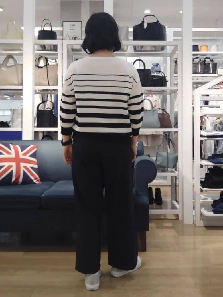kaiさんの「Dessin｜【セットアップ可/洗える】ストレッチセミワイドパンツ」を使ったコーディネート