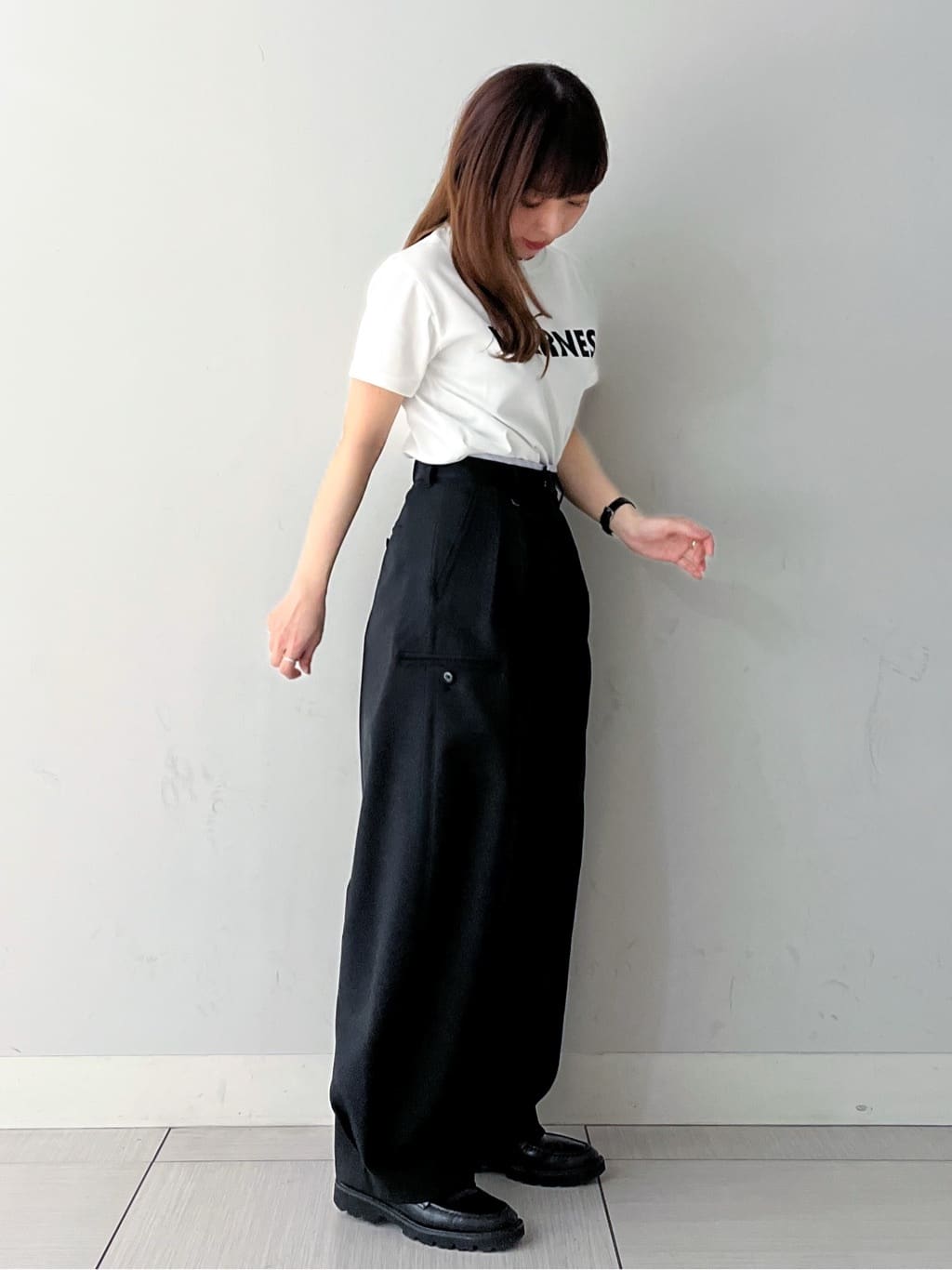 じゅんさんの「DRESSTERIOR｜【接触冷感/ウォッシャブル/otonaMUSE5月号掲載】カービーカーゴパンツ」を使ったコーディネート