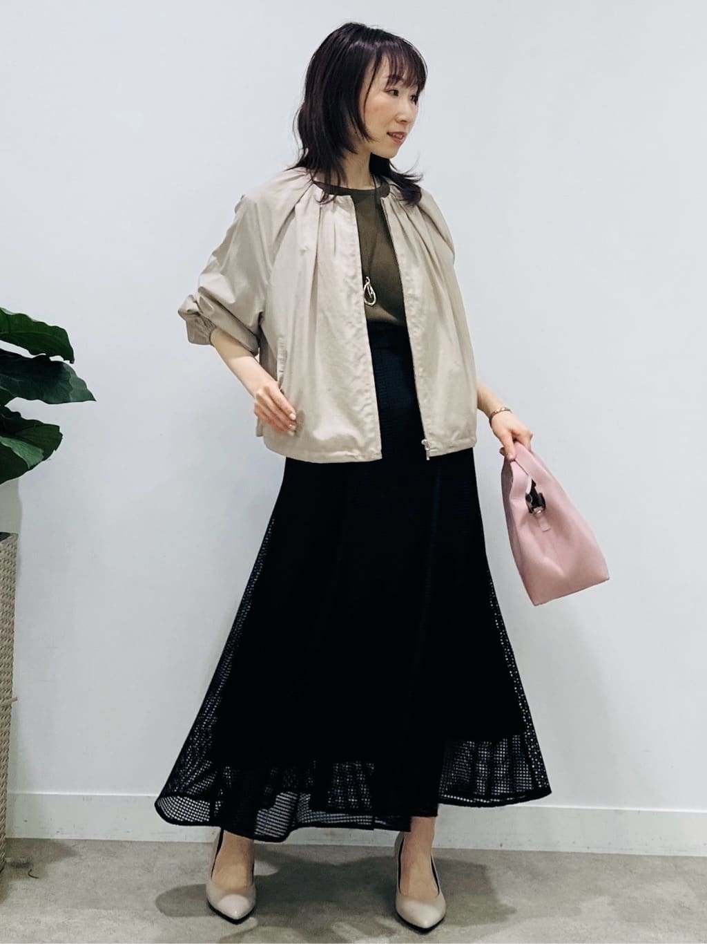 Miwaさんの「UNTITLED｜【洗える】エレガンススリーブニット」を使ったコーディネート