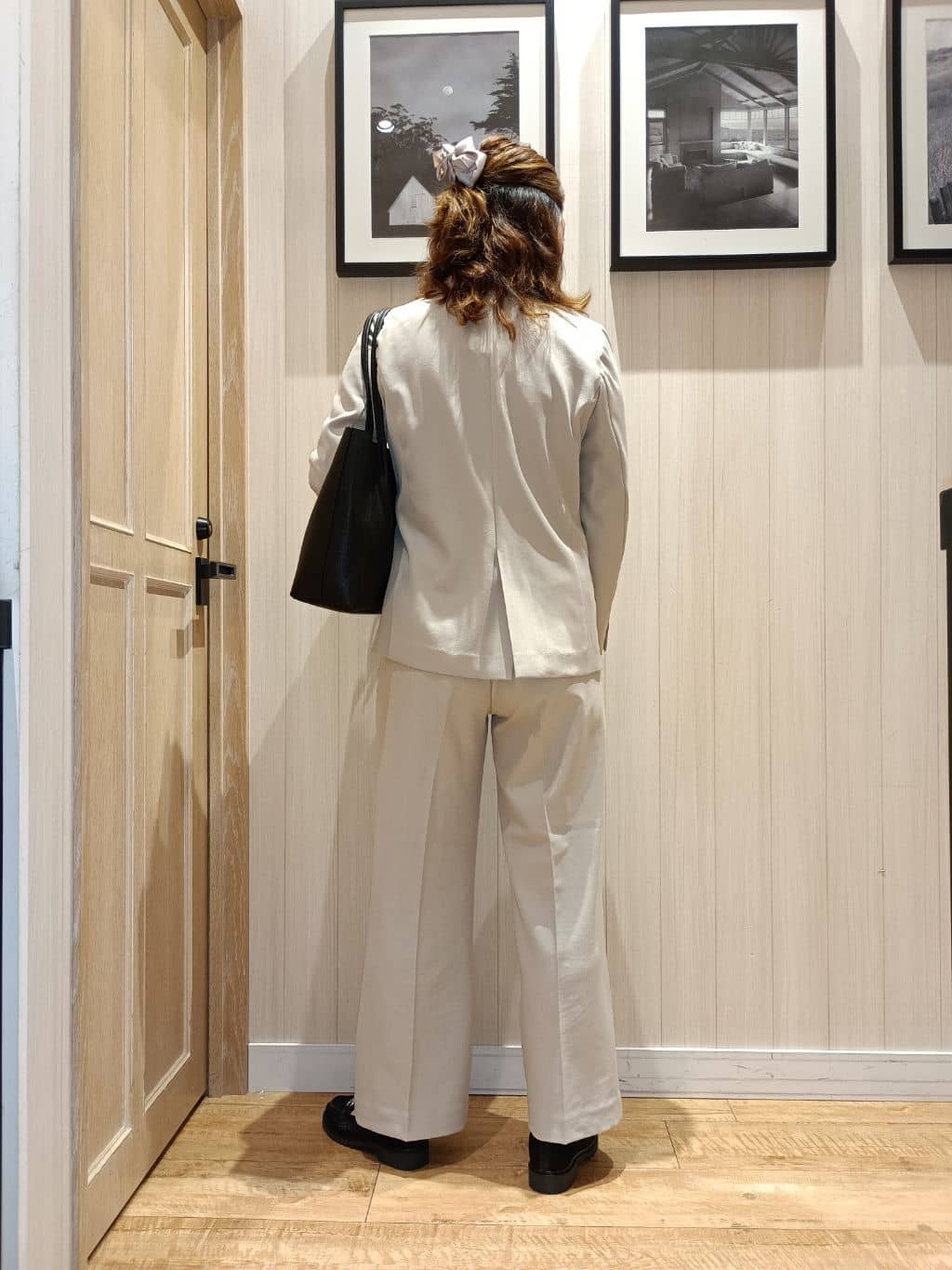 S☆mama さんの「SHOO･LA･RUE｜【洗濯機可/UV/SS-3L】すっきり好印象 ノーカラージャケット」を使ったコーディネート