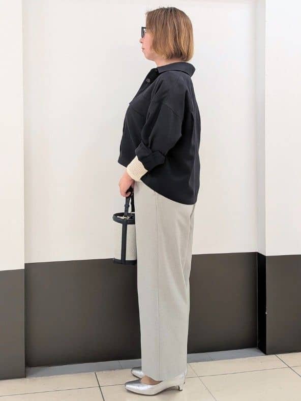 じゅりさんの「Reflect｜リネンライクシャツブルゾン」を使ったコーディネート