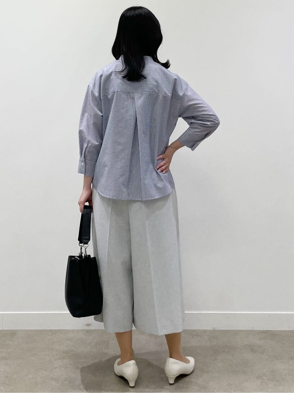 yukariさんの「Reflect｜【接触冷感】八分袖フロントフリルブラウス」を使ったコーディネート