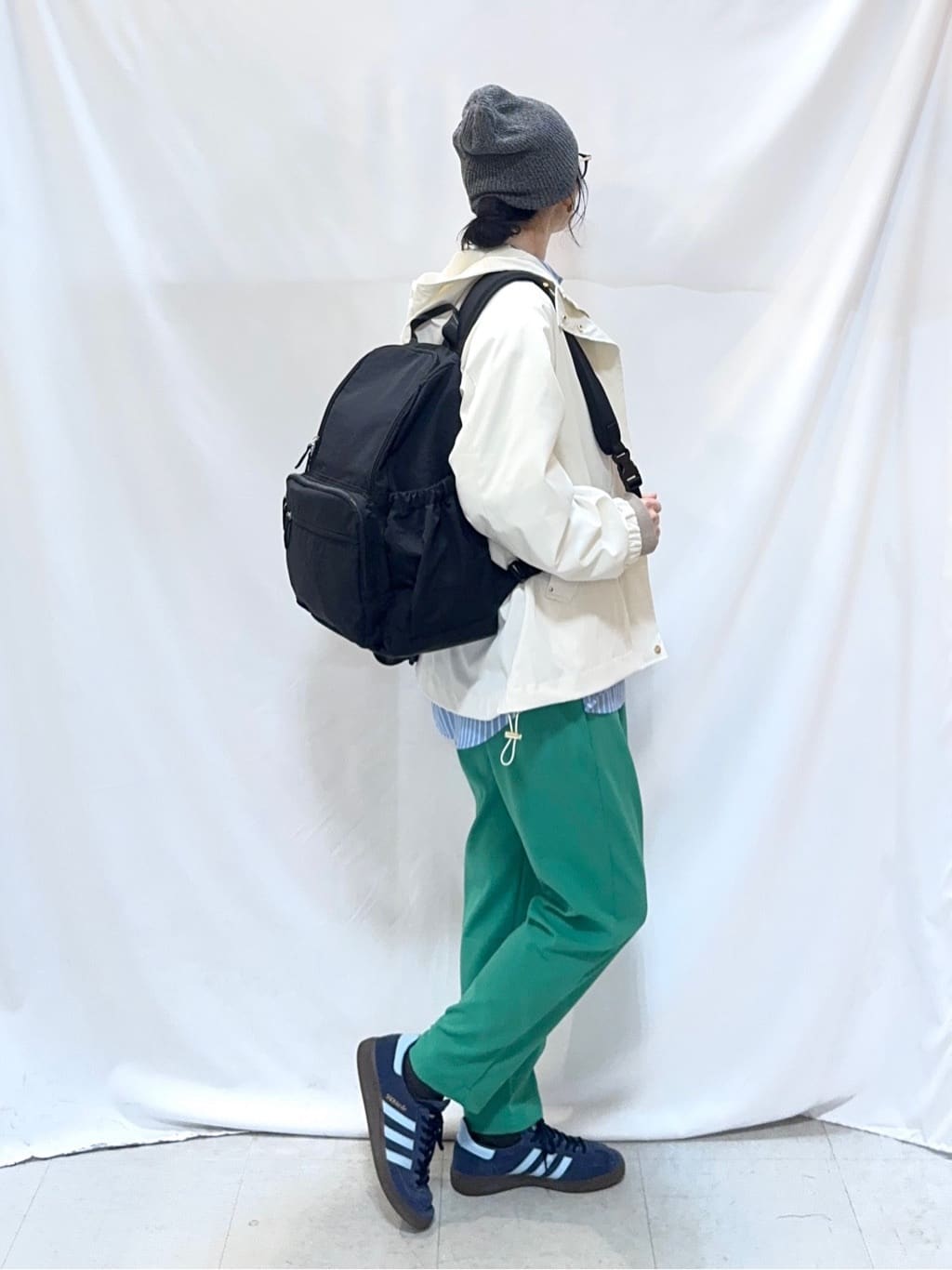 𝐇𝐢𝐫𝐨𝐦𝐢さんの「SHOO･LA･RUE｜【洗濯機可/S-LL/インしなくても着られる】1枚で決まる　レイヤード風スウェットライクニット」を使ったコーディネート