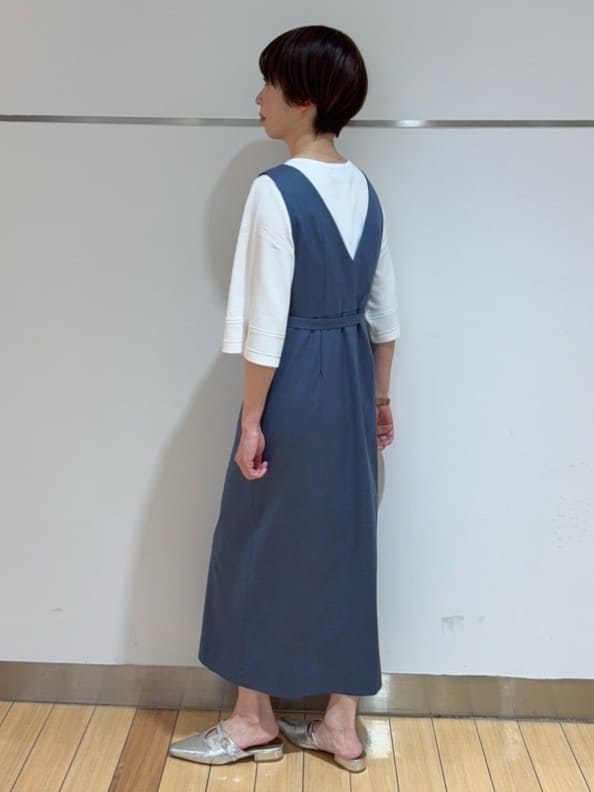 あやさんの「UNTITLED｜【洗える/清涼感】袖スリットニットプルオーバー」を使ったコーディネート