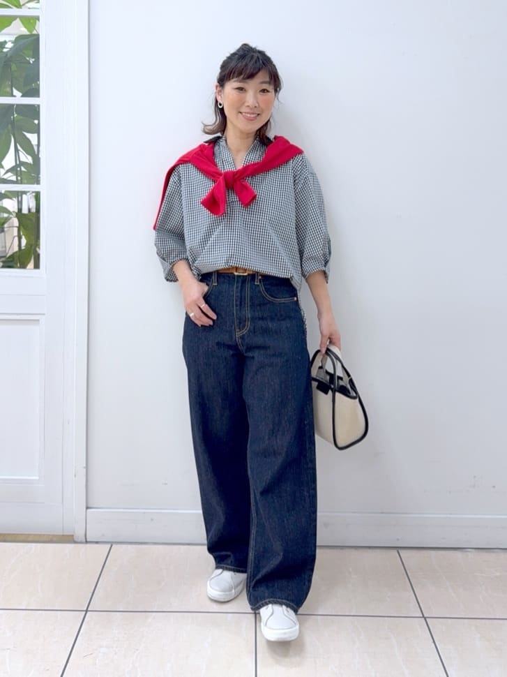 Osawaさんの「Dessin｜【ユニセックス／リンクコーデ】  ロゴ刺繍キャップ」を使ったコーディネート