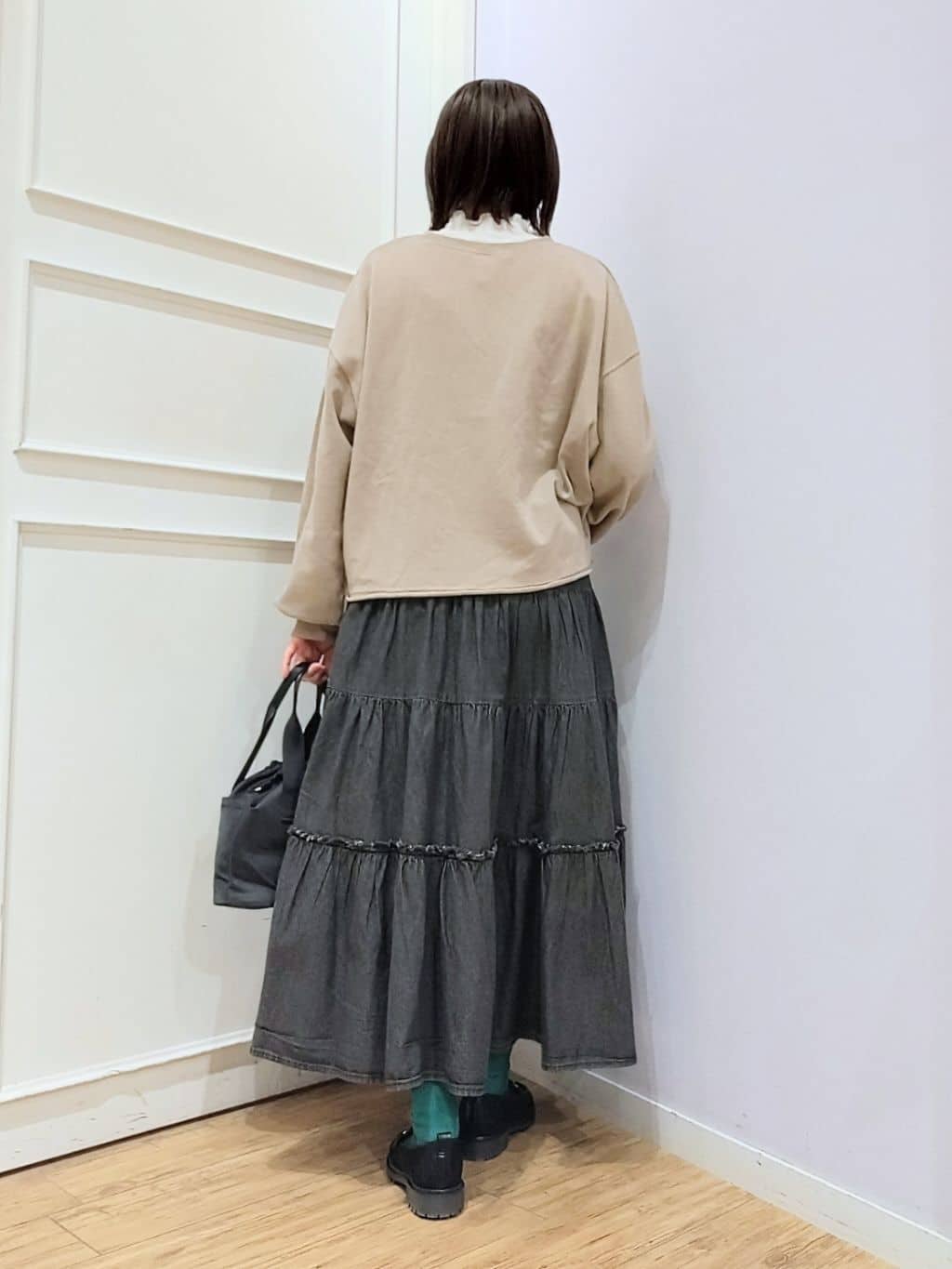miomioさんの「SHOO･LA･RUE｜メッシュローファー」を使ったコーディネート