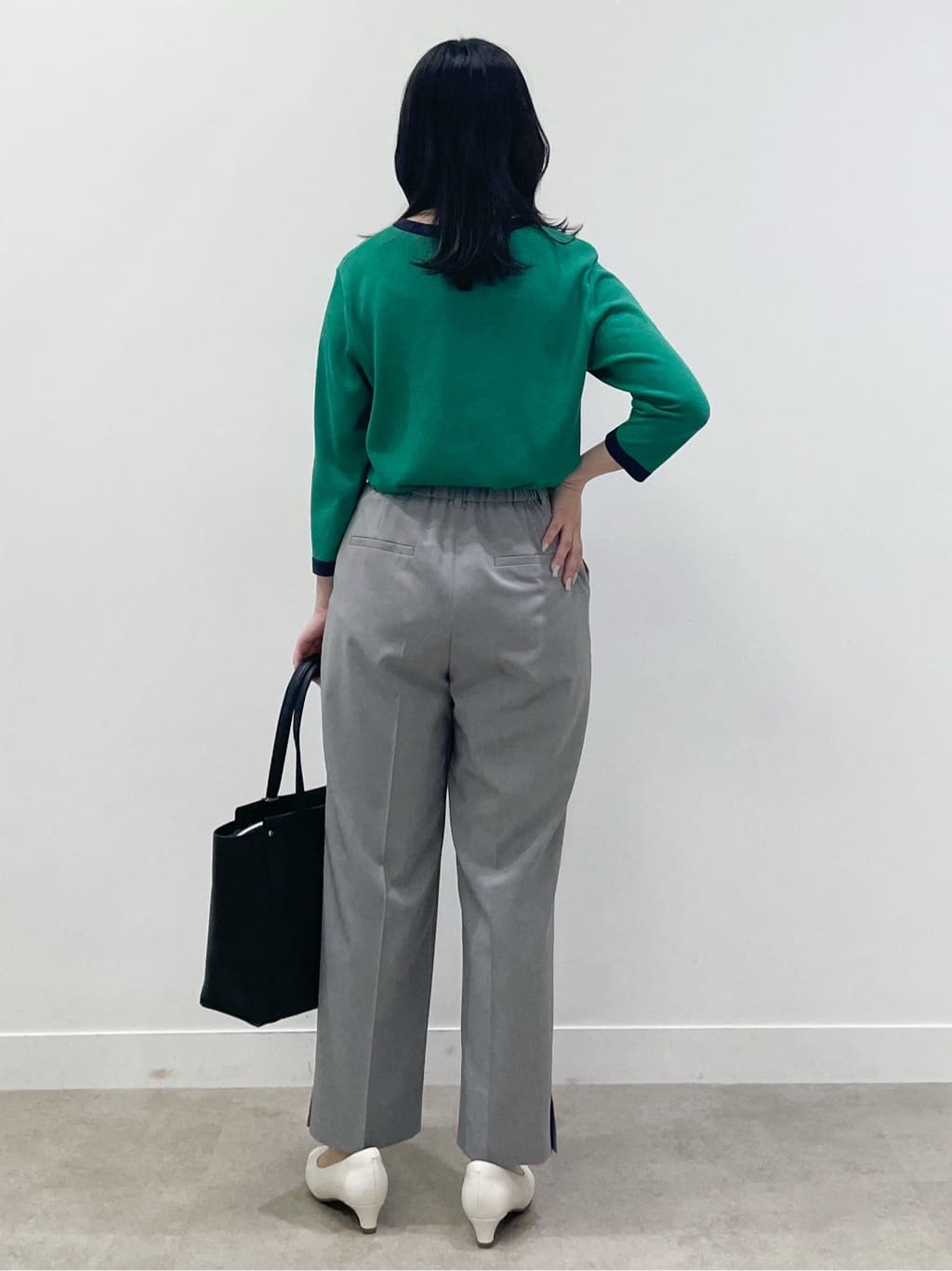 yukariさんの「Reflect｜【アンサンブル可】バイカラーニット」を使ったコーディネート